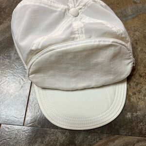 White Baseball Cap Soft Fabric Accessories